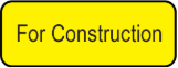 For Construction Sticker